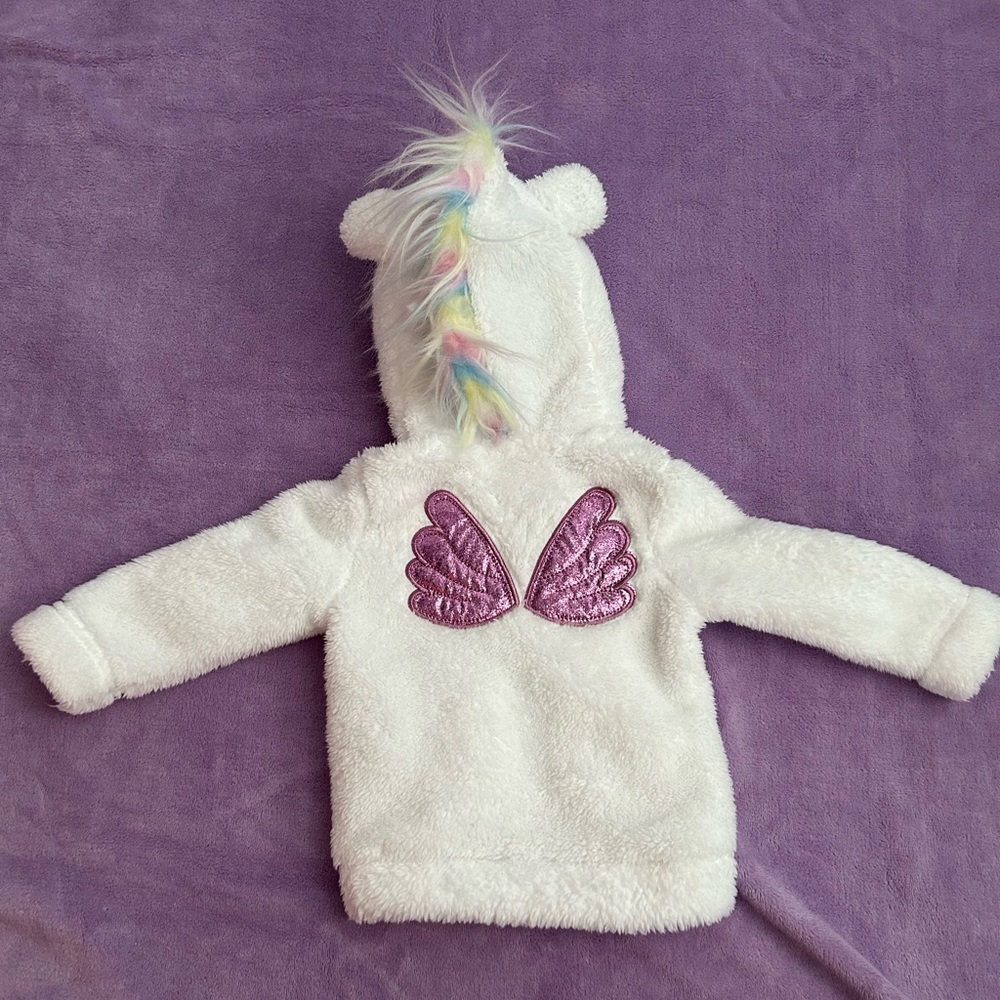 Unicorn Zip Up Sweater 18M